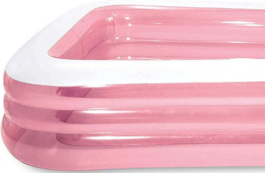 Intex Πισίνα PVC 1lt Φουσκωτή 305x183x56εκ. Ροζ