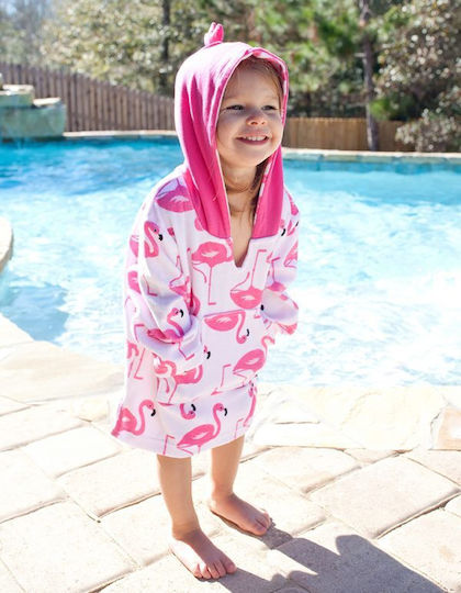 Zoocchini Badeponcho UPF50+ Flamingo 0-24 Monate Zoo12310