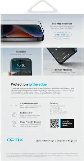 Uniq 5D Ματ Tempered Glass (iPhone 15 Plus / 16 Plus)