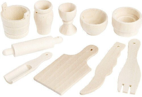 Creativ Company Wooden Decoration 10pcs