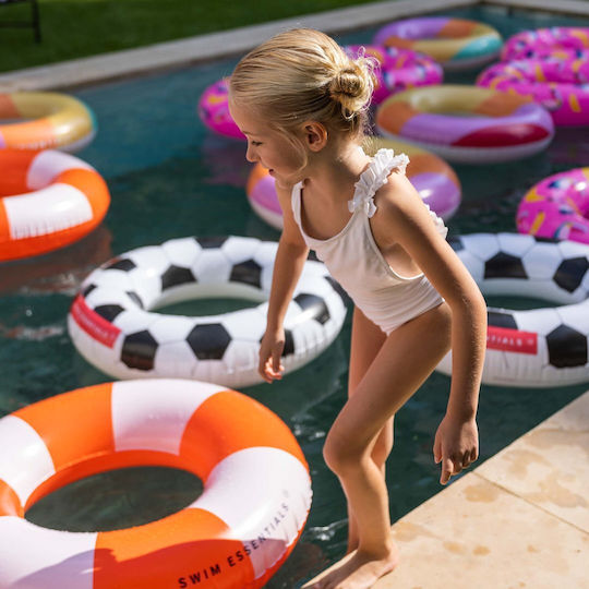 Swim Essentials Kinder Schwimmring mit Durchmesser 90cm. ab 6 Jahren Rot