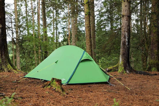 Vango Σκηνή Camping Ορειβασίας Πράσινη με Διπλό Πανί 3 Εποχών για 2 Άτομα Αδιάβροχη 3000mm 300x190x105εκ.