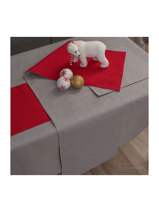 Palamaiki Weihnachtlich Tischsets Stoff Gray L35xB45cm.