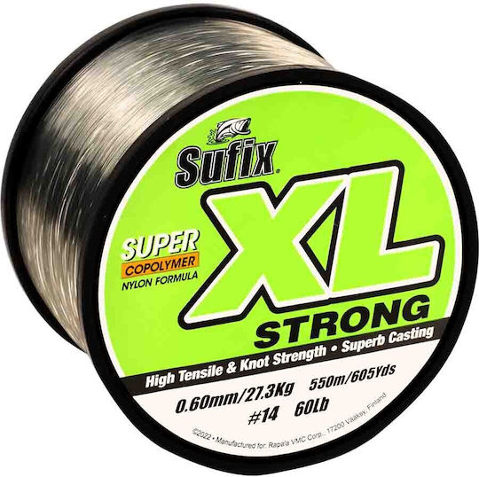 Sufix XL Strong Πετονιά Ψαρέματος 600m / 0.5mm / 5.4kg