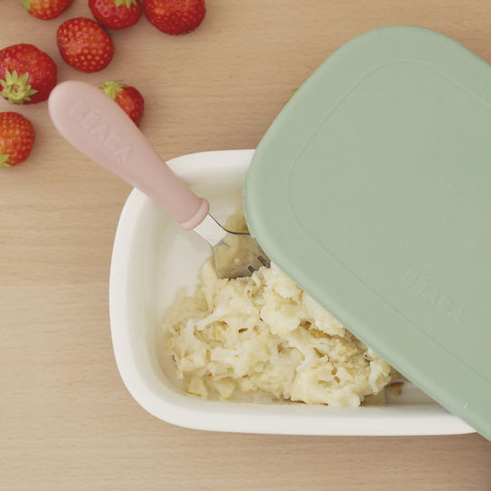 Beaba Plastik Kinder Lebensmittelbehälter Grün
