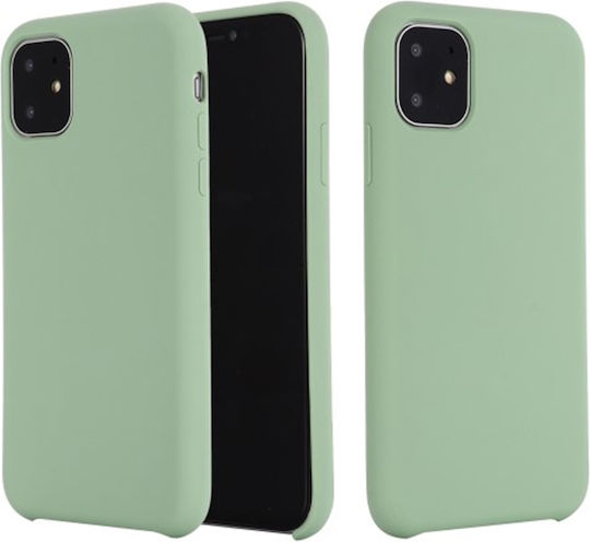 Sonique Liquid Umschlag Rückseite Silikon Grün (iPhone 11)