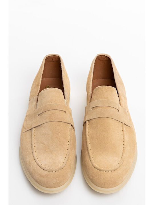 Mocasini barbati in Bej Culori