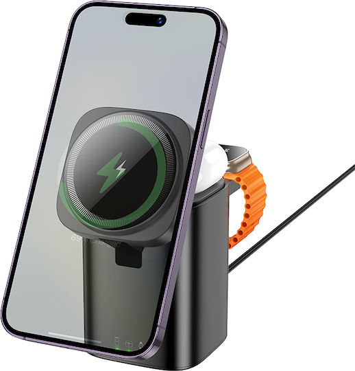 Hoco EQ22 In-ear Bluetooth Handsfree Earphones with Charging Case Black