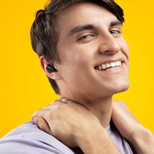 Niceboy Podsie 3 In-Ear Bluetooth-Freisprecheinrichtung Kopfhörer mit Ladeetui Schwarz