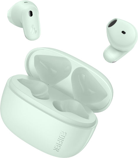 Edifier X1 Lite Earbud Bluetooth хендсфри Слушалки с Устойчивост на Пот и Кутийка за Зареждане Зелен