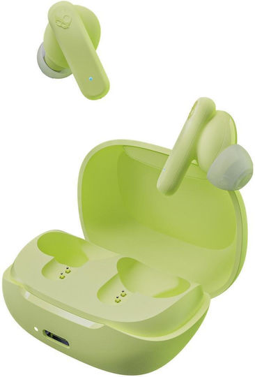 Skullcandy Smokin Buds Bluetooth Handsfree Earphones with Charging Case Matcha