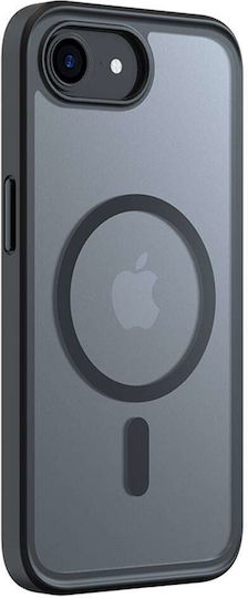 Torras Guardian Rückseite Umschlag aus Silikon Schwarz (iPhone 17e / 16e)