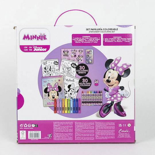 26-Piece Disney Minnie Mouse Coloring and Drawing Box Set