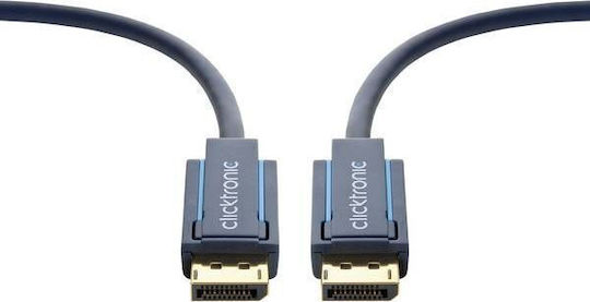 Clicktronic Cable DisplayPort male - DisplayPort male 15m Blue ()