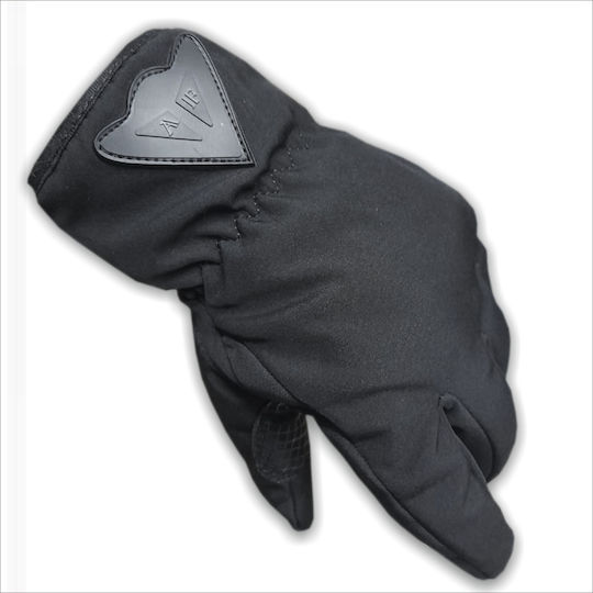 Χειμερινά Softshell Αδιάβροχα Afm 91338 Στρατιωτικά Γάντια σε Μαύρο χρώμα