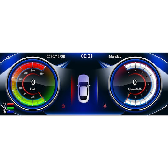 Digital IQ Car Audio System for Audi A3 2013-2021 (Bluetooth/USB/WiFi/GPS/Apple-Carplay/Android-Auto) with Touch Screen 12.3"