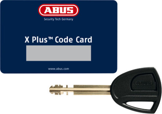 Abus Bordo 6000KA/90 BK SH Κλειδαριά Ποδηλάτου Αναδιπλούμενη με Κλειδί Μαύρη