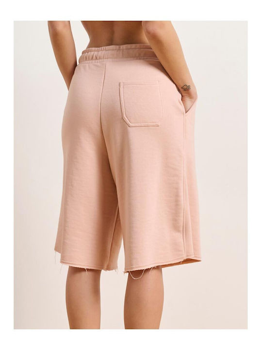 Women's Sporty Bermuda Shorts Orange