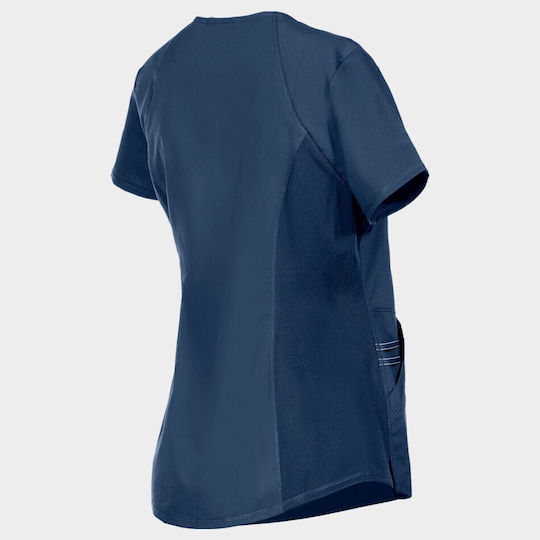 Cherokee WWE601 Women's Navy Blue Medical Blouse