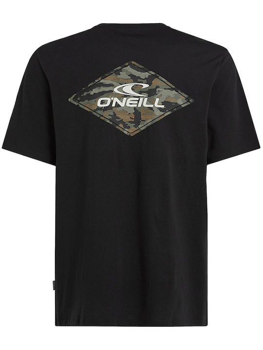 T-shirt Μαύρο