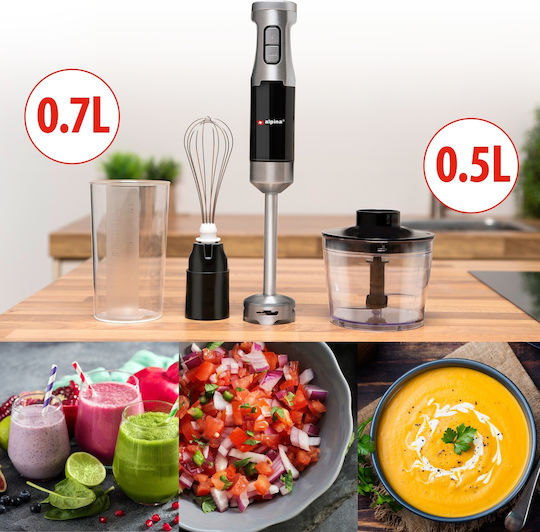 Alpina Appliances Hand Blender With Inox Rod 1000W