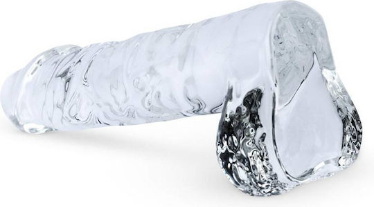 Gildo Glass Dildo with Scrotum Transparent 20cm