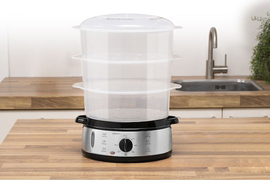 Alpina Appliances Food Steamer with 3 Steaming Decks 9lt