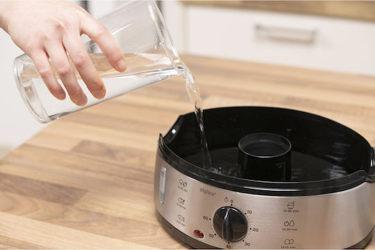 Alpina Appliances Food Steamer with 3 Steaming Decks 9lt