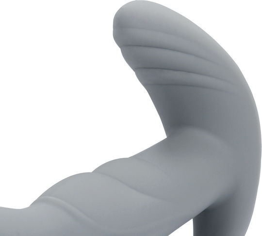 LoveLine Rotating Prostate Stimulator Πρωκτική Σφήνα με Δυνατότητα Ασύρματης Λειτουργίας και Δόνηση Γκρι