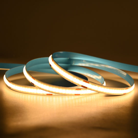 Eurospot Ταινία LED Θερμό Λευκό Φως 5m Τύπου COB