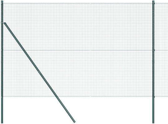 vidaXL Wire Fencing Set Green 2x25m