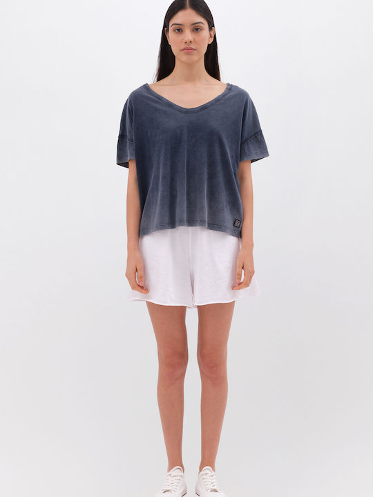 Γυναικείο Oversized T-shirt Shadow Blue