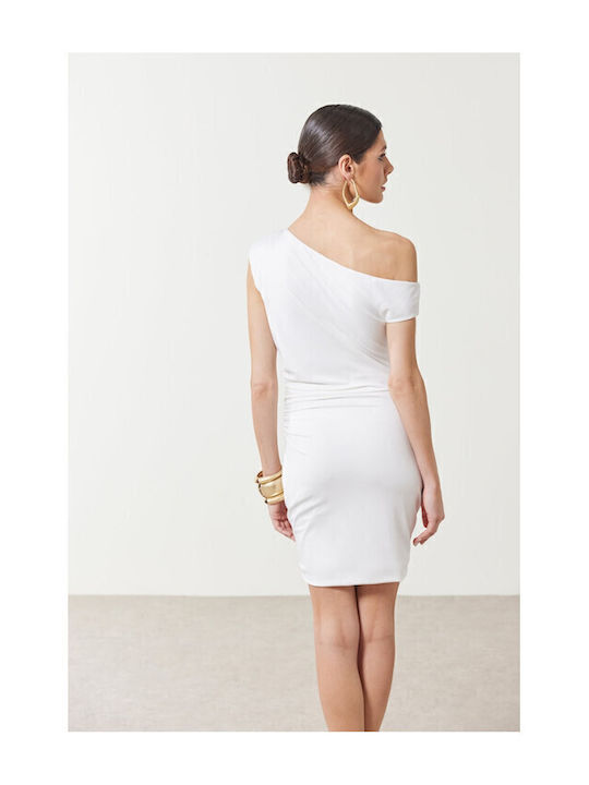Rosalie Summer Mini Evening Dress White
