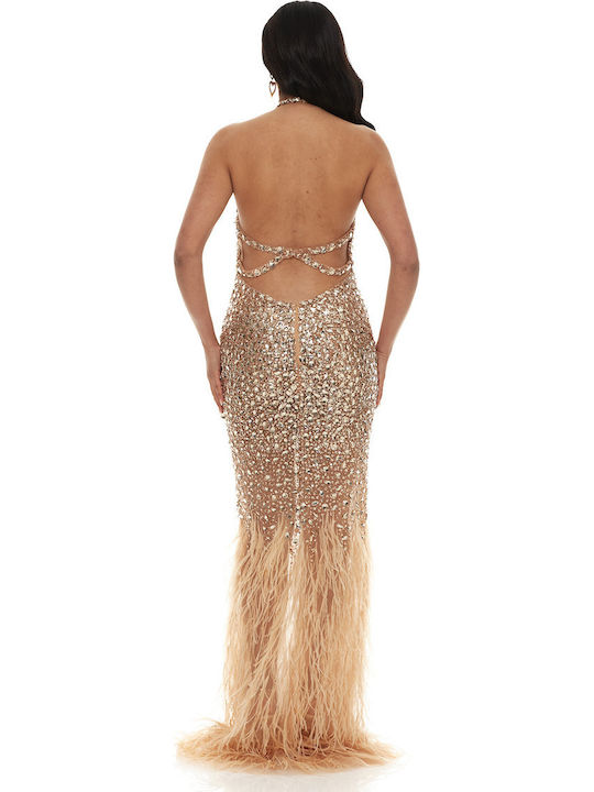 Maxi Abendkleid Gold