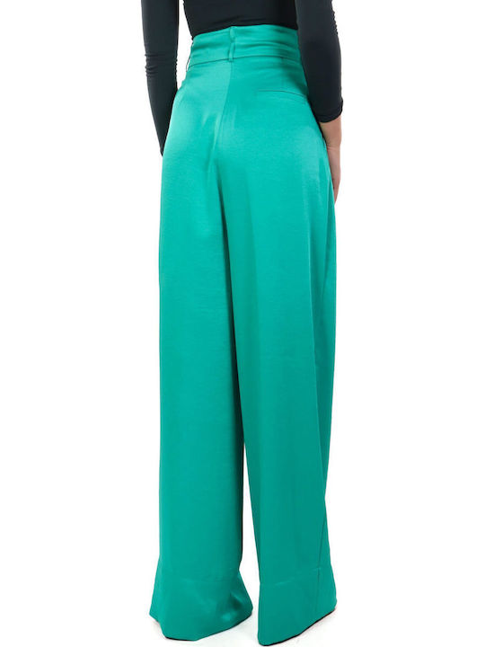 Better Women's Fabric Trousers Green
