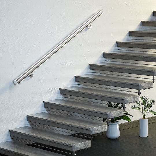 Balustradă din oțel inoxidabil 100x4.2 cm