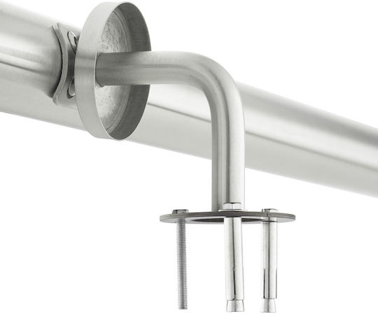 Balustradă din oțel inoxidabil Relaxdays Argintiu 100cm