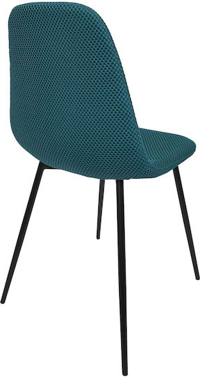 Atom Scaune Sala de mese Albastru 1buc 44x54x86buc