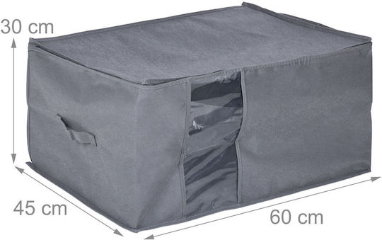 Relaxdays Fabric Clothing Storage Box 30x60x45cm