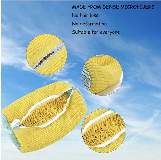 Shoe Washing Bag Sports Shoe Washing Bag Boot Slipper Washing Pouch Reusable Shoe Washing Pouch Fits All Types Sizes Shoes Laundry Bag Shoe Washing Box Yellow 39cm*19cm