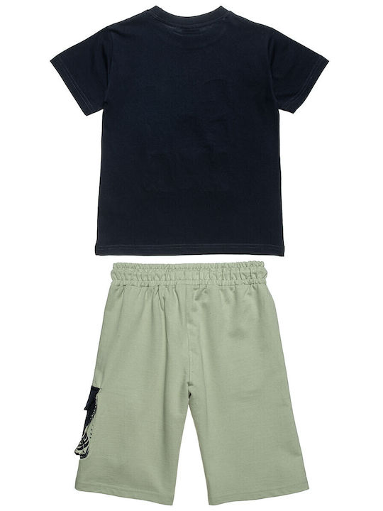 Kids' Set with Shorts Summer 2pcs Navy Blue Moovers