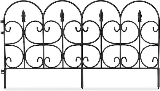 Graniță flexibilă pentru grădină, țăruși de plastic ideali pentru delimitarea aleilor și peluzelor, 135 x 66 cm