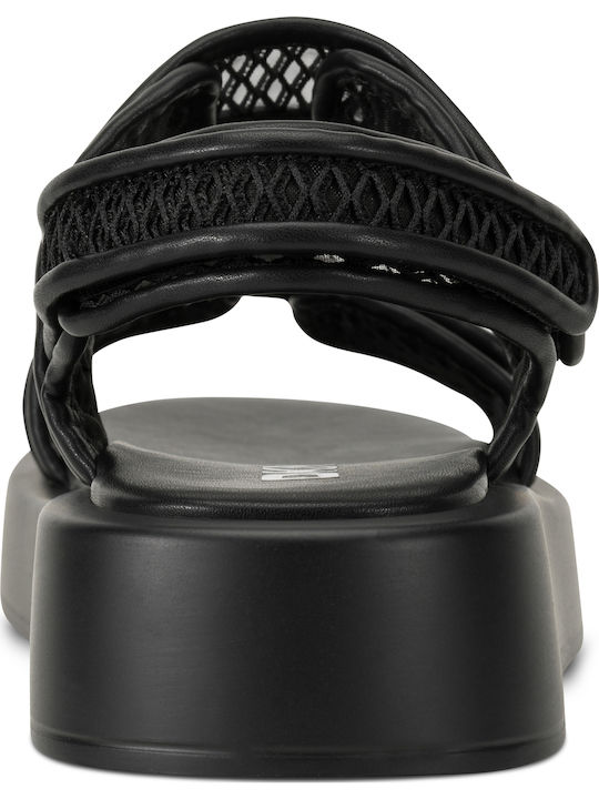 Llano Women's Flat Sandals in Black Color