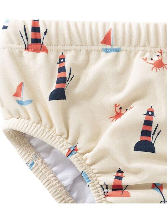 Fresk Kids Swimwear Swim Diaper Beige