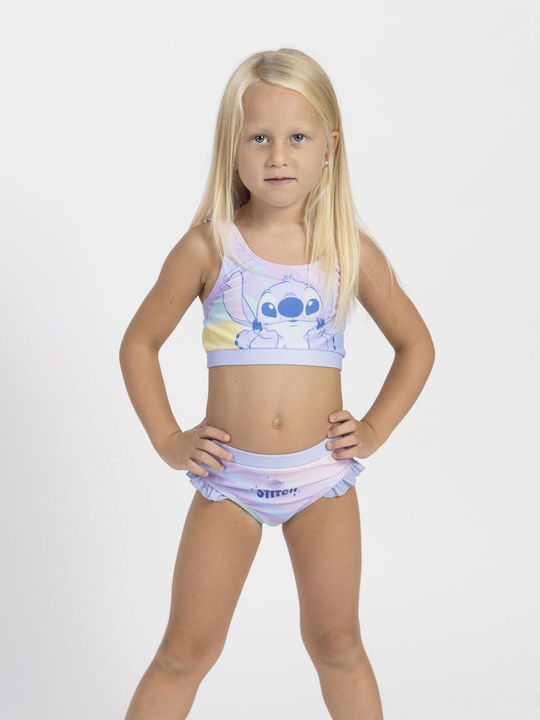 Cerda Disney Stitch Παιδικό Μαγιό Μπικίνι Λιλά
