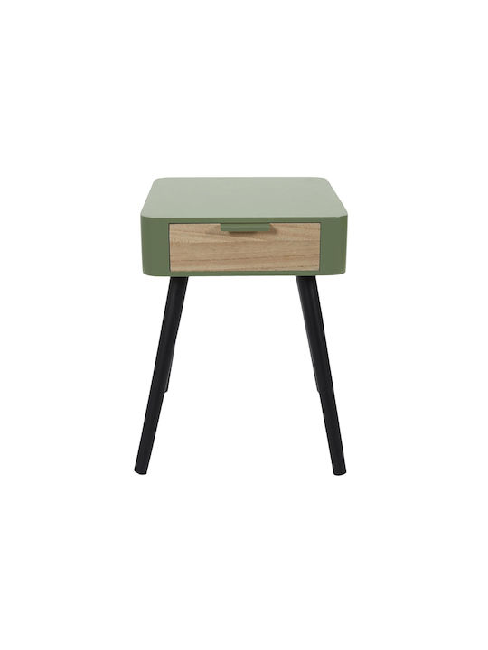 Комод Дървен Зелен 35x37x48см