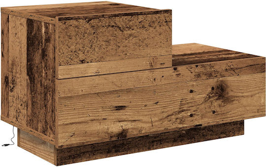 Κομοδίνο από Μασίφ Ξύλο Παλιό ξύλο 70x36x40.5cm