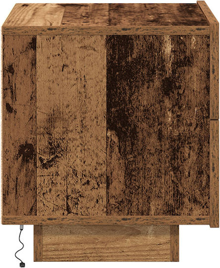 Κομοδίνο από Μασίφ Ξύλο Παλιό ξύλο 70x36x40.5cm