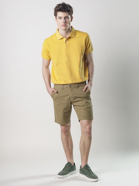 Ανδρική Βερμούδα Chino Light Brown
