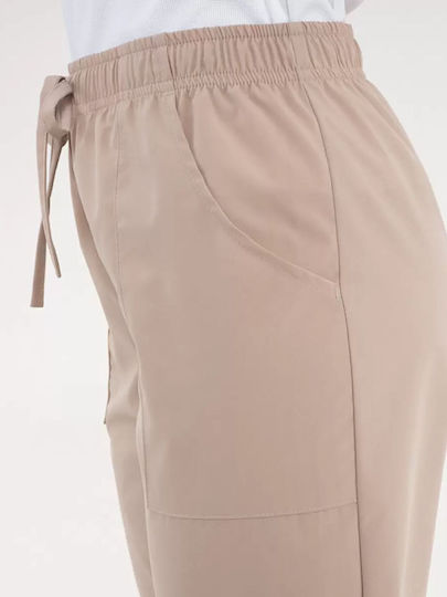 Alan Beige Polyester Sorona Agile Hose Giblor's